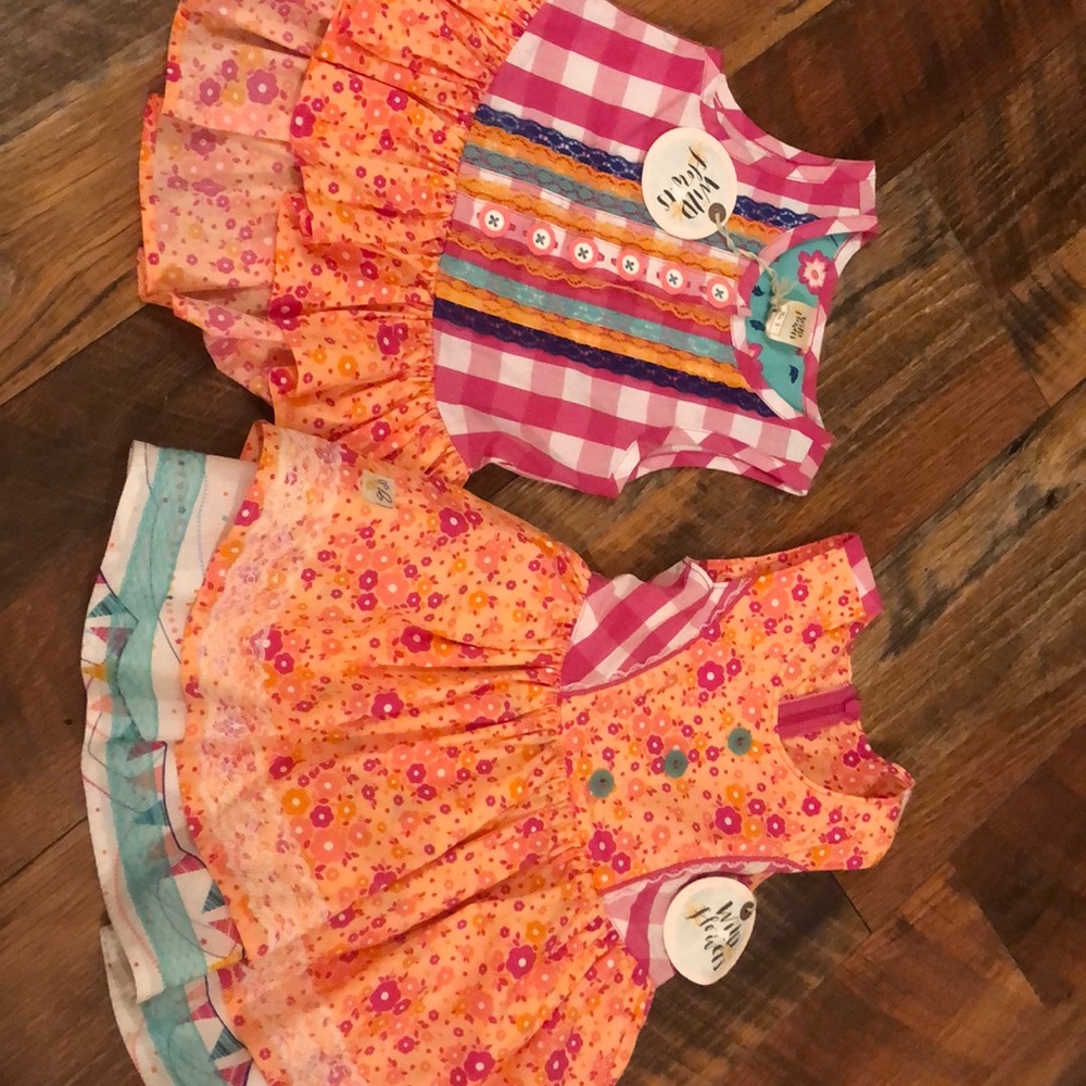NWT Wildflowers Brand top and dress. Both Size 2